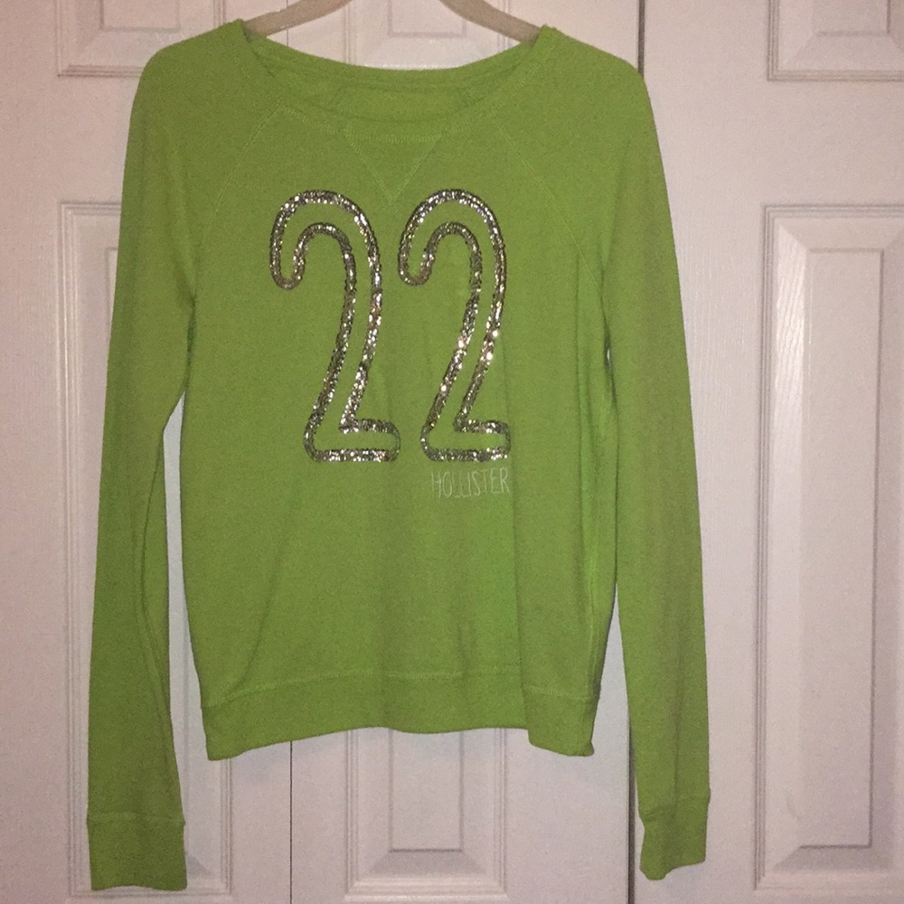 Hollister "22" Green Sweatshirt